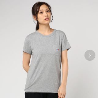 メゾンキツネ(MAISON KITSUNE')のMAISON KITSUNE トリコカラー ポケット Tシャツ M(Tシャツ(半袖/袖なし))