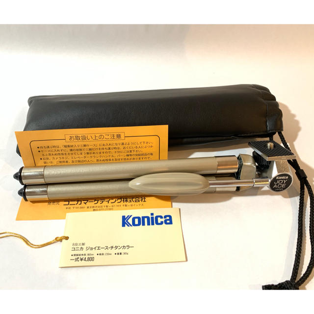 KONICA MINOLTA(コニカミノルタ)のKonica 8段 三脚 美品 スマホ/家電/カメラのスマホ/家電/カメラ その他(その他)の商品写真