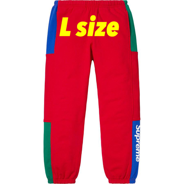 定価以下 赤 L supreme Formula Sweatpant