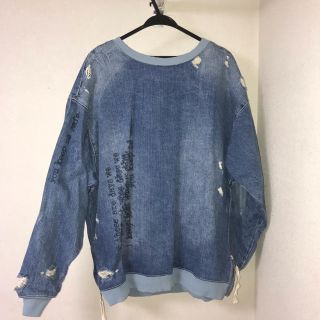 ザラ(ZARA)のzara デニムトップス(スウェット)