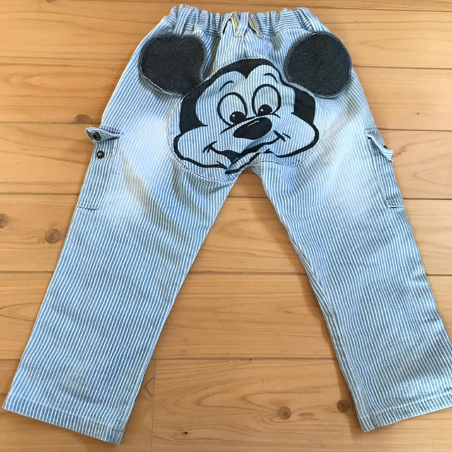 Disney(ディズニー)のミッキー デニム 100 キッズ/ベビー/マタニティのキッズ服男の子用(90cm~)(パンツ/スパッツ)の商品写真