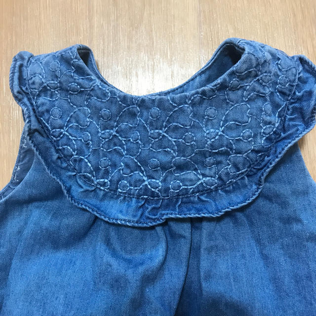 ZARA KIDS(ザラキッズ)の値下げしました！デニムワンピース キッズ/ベビー/マタニティのベビー服(~85cm)(ワンピース)の商品写真