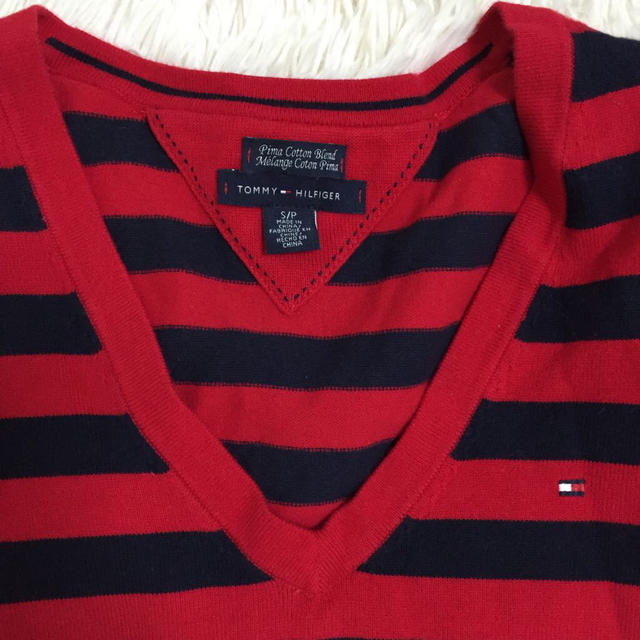 TOMMY HILFIGER(トミーヒルフィガー)のトミーボーダー レディースのトップス(ニット/セーター)の商品写真