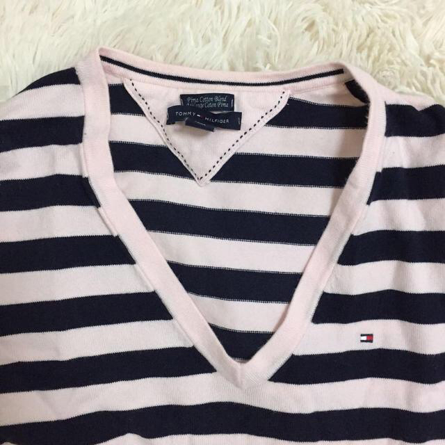 TOMMY HILFIGER(トミーヒルフィガー)のトミーボーダー レディースのトップス(ニット/セーター)の商品写真