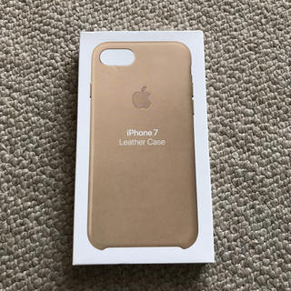 アップル(Apple)のiphone7 純正レザーケース(iPhoneケース)