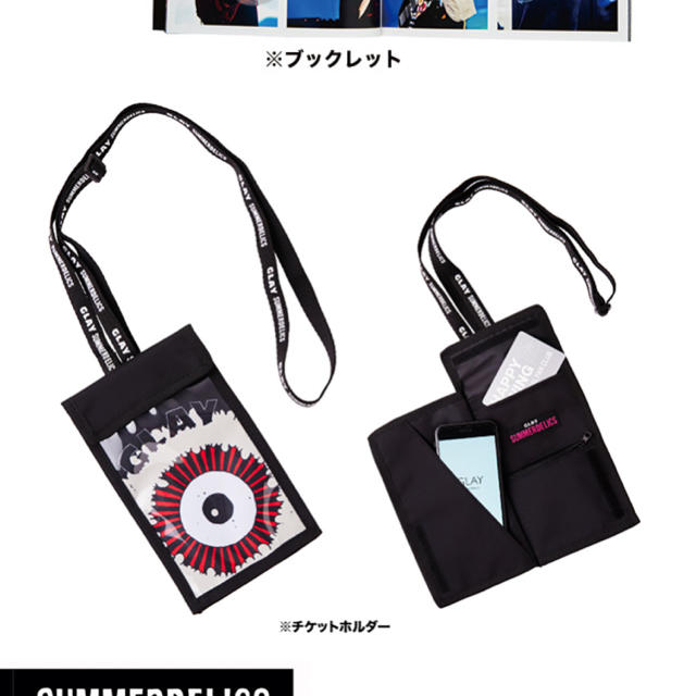 GLAY チケットホルダー シール SUMMERDELICS ステッカー 特典