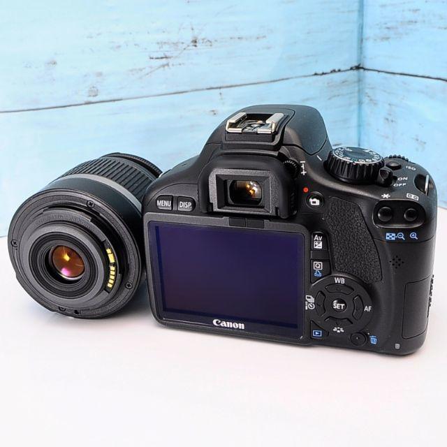 Canon(キヤノン)の手振れ補正レンズ付✨機能も満載の一眼レフ✨スマホに転送✨キャノン Kiss X4 スマホ/家電/カメラのカメラ(デジタル一眼)の商品写真