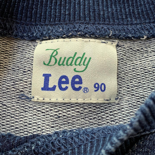 Buddy Lee(バディーリー)の【安値】Buddy Lee デニム生地調の長袖スウェット キッズ服 90センチ キッズ/ベビー/マタニティのキッズ服男の子用(90cm~)(Tシャツ/カットソー)の商品写真