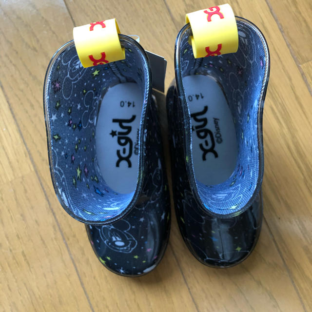 X-girl(エックスガール)のXGS×Disney コラボ 長靴 レインブーツ キッズ/ベビー/マタニティのベビー靴/シューズ(~14cm)(長靴/レインシューズ)の商品写真