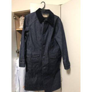 ダブルアールエル(RRL)の美品 rrl ダブルアールエル インディゴ デニムコート レインコート xs(Gジャン/デニムジャケット)