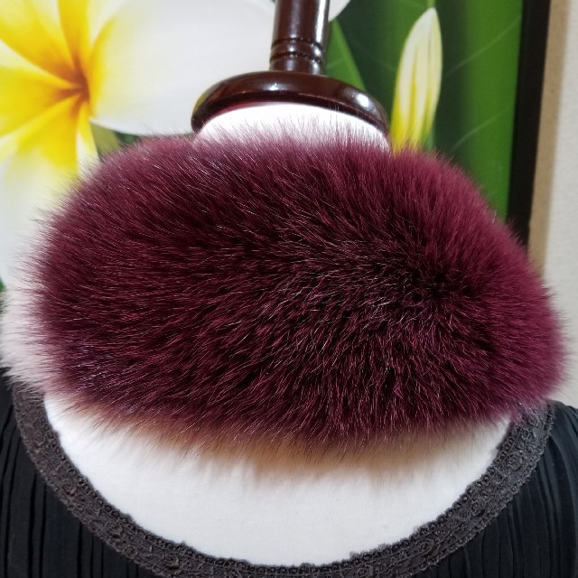 ❤Saga furs　新品　タグ付き❤　バイカラー　紫&ピンク　フォックス 2