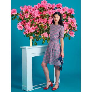 MAISON KITSUNE チェックワンピース