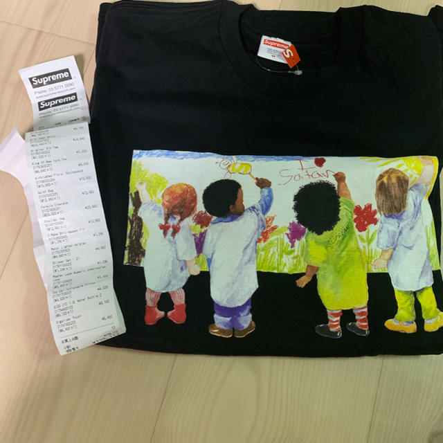 Supreme(シュプリーム)のspreme kids tee 黑M メンズのトップス(Tシャツ/カットソー(半袖/袖なし))の商品写真