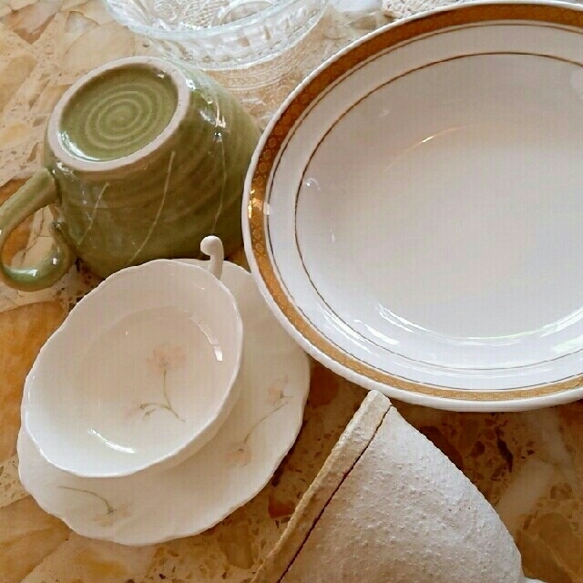 Noritake(ノリタケ)のおひとりさま10点セット♪レアNoritake　有田焼等 インテリア/住まい/日用品のキッチン/食器(食器)の商品写真