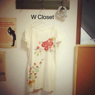 ダブルクローゼット(w closet)の40✳︎W Closet(Tシャツ(半袖/袖なし))