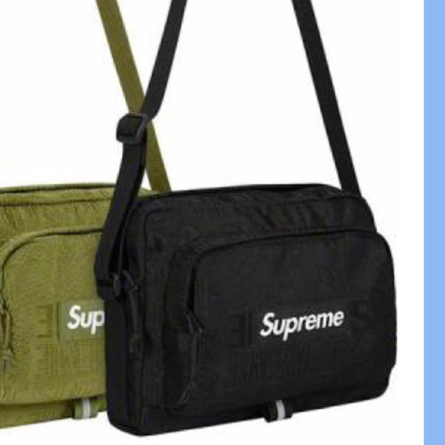 レシートコピー付き Supreme  Shoulder Bag 黒 19ss