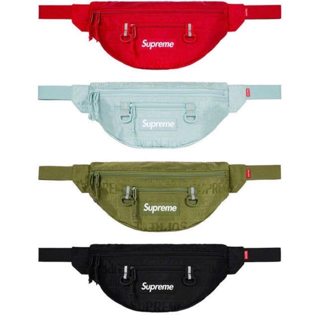 supreme waist bag シュプリーム ウエストバッグ 黒 【超歓迎】 7840円