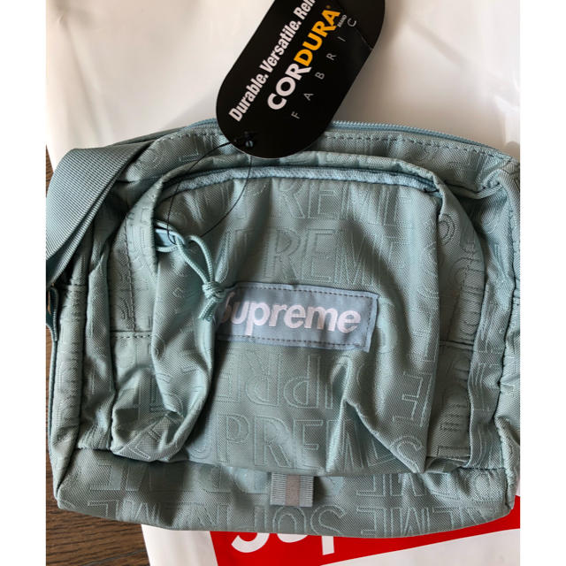 Supreme 19ss shoulder bag ice 水色