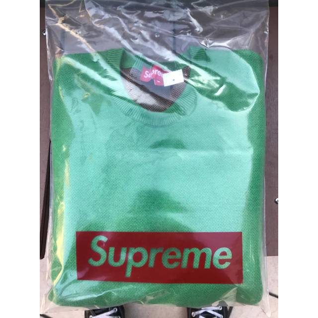 Supreme(シュプリーム)のsupreme tag logo sweater Mサイズ メンズのトップス(ニット/セーター)の商品写真