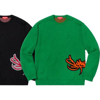 シュプリーム(Supreme)のsupreme tag logo sweater Mサイズ(ニット/セーター)