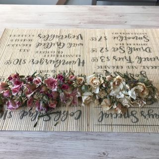 色鮮やかな ミニ薔薇のドライフラワー (ドライフラワー)