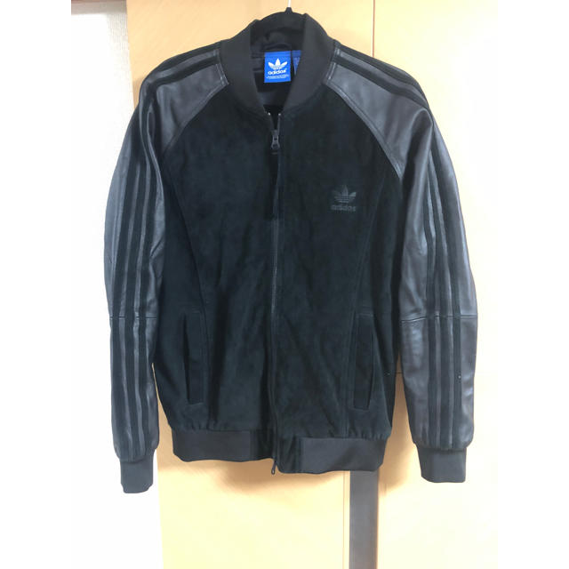 adidas originals レザー ジャケット