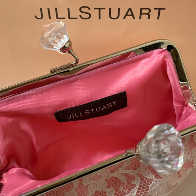 JILLSTUART(ジルスチュアート)の未使用 がま口レースポーチ ジルスチュアート レディースのファッション小物(ポーチ)の商品写真