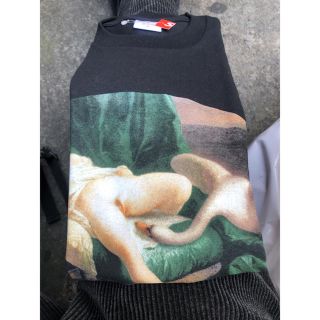 シュプリーム(Supreme)のsupreme leda and the swan tee 黒S(Tシャツ/カットソー(半袖/袖なし))