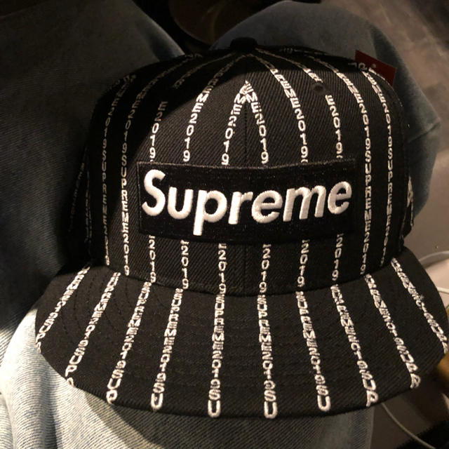 SS19 Supreme Newera 7 1/2 blackメンズ