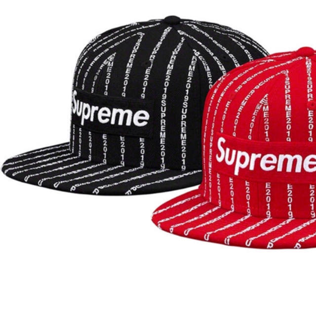 supreme ニューエラ ブラック 7 3/8 58.7cm