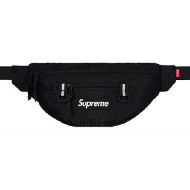 supreme waist bag ブラック