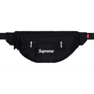 シュプリーム(Supreme)のsupreme waist bag ブラック(ウエストポーチ)