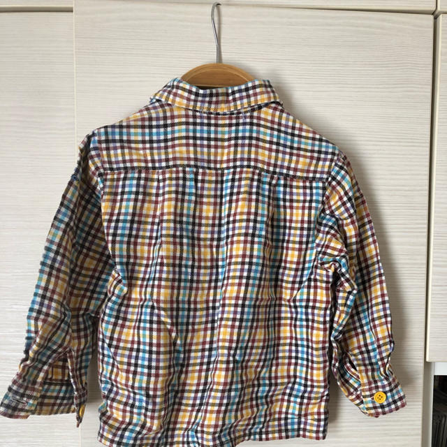 mikihouse(ミキハウス)のミキハウス 長袖チェックシャツ 90 キッズ/ベビー/マタニティのキッズ服男の子用(90cm~)(ブラウス)の商品写真