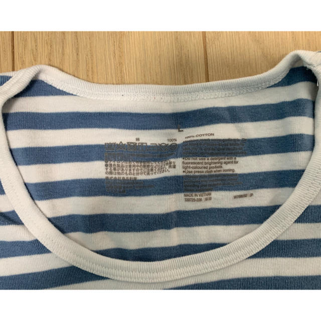 MUJI (無印良品)(ムジルシリョウヒン)の無印良品 半袖ボーダーＴシャツ レディースのトップス(Tシャツ(半袖/袖なし))の商品写真