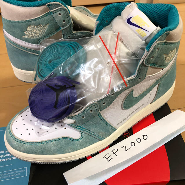 NIKE(ナイキ)の込 27.5 NIKE JORDAN 1 OG TURBO GREEN メンズの靴/シューズ(スニーカー)の商品写真