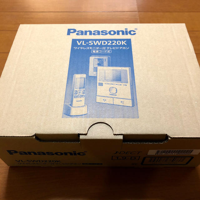 Panasonic(パナソニック)のテレビドアホン VL-SWD220K 2台 スマホ/家電/カメラのスマホ/家電/カメラ その他(防犯カメラ)の商品写真