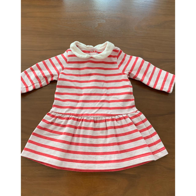 PETIT BATEAU(プチバトー)のプチバトー ワンピース 6m 67センチ キッズ/ベビー/マタニティのベビー服(~85cm)(ワンピース)の商品写真