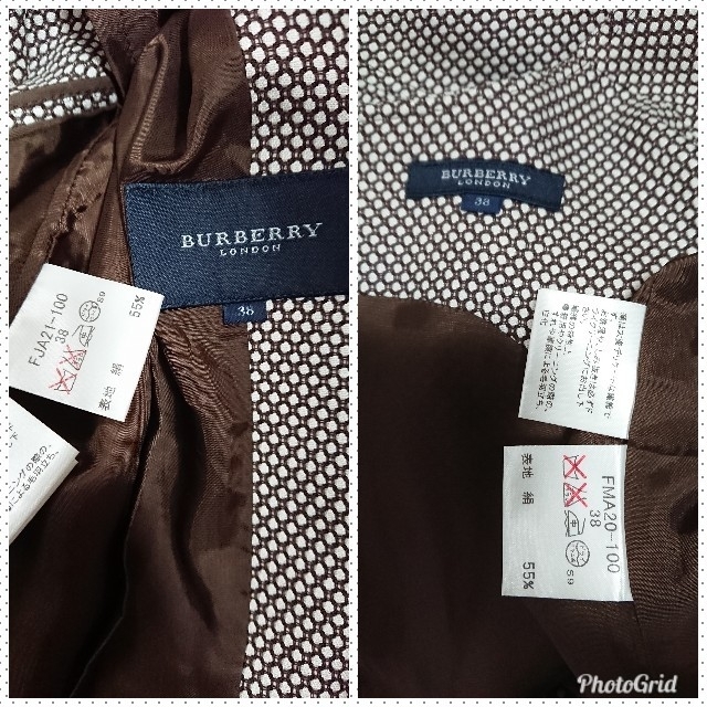 BURBERRY(バーバリー)のバーバリー ロンドン シルク混合 ワンピーススーツ レディースのフォーマル/ドレス(スーツ)の商品写真