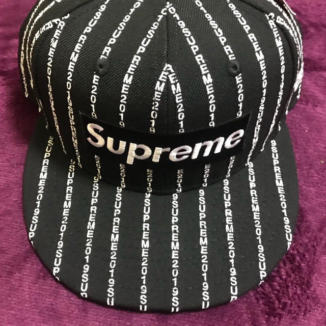 supreme new era 7 1/2 黒