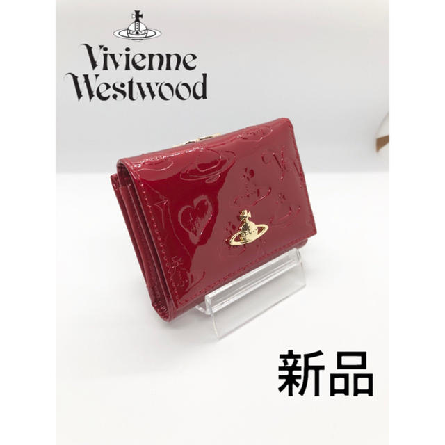 Vivienne Westwood(ヴィヴィアンウエストウッド)のヴィヴィアンウエストウッド エナメルがま口財布 ☆本物保証☆ レディースのファッション小物(財布)の商品写真