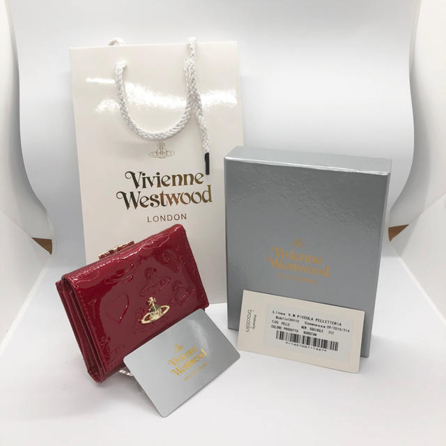 Vivienne Westwood(ヴィヴィアンウエストウッド)のヴィヴィアンウエストウッド エナメルがま口財布 ☆本物保証☆ レディースのファッション小物(財布)の商品写真