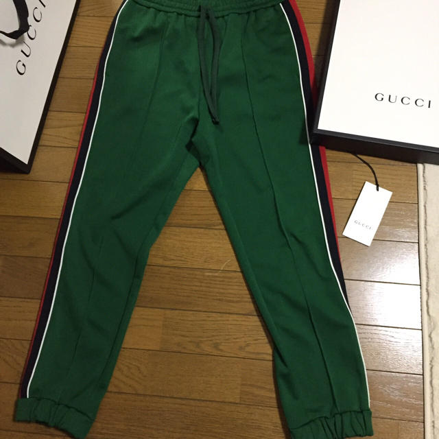 Gucci - 確実正規品 美品 GUCCI ジャージ グリーンの通販 by