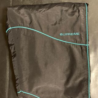 シュプリーム(Supreme)のPiping track pant ブラック s(ジャージ)