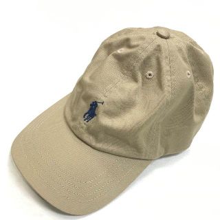 ポロラルフローレン(POLO RALPH LAUREN)の【ポロ　ラルフローレン】　6パネル　CAP　春らしいベージュ色(キャップ)