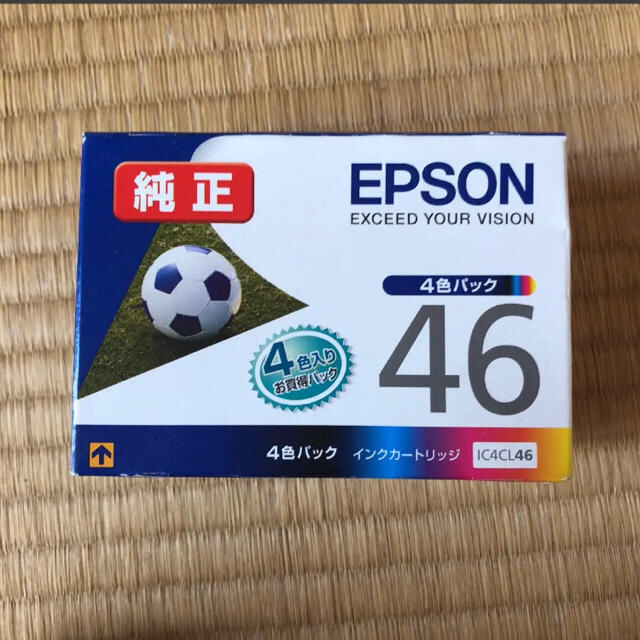 EPSON(エプソン)のEPSON 純正 インクカートリッジ(4色セット) IC4CL46 スマホ/家電/カメラのPC/タブレット(PC周辺機器)の商品写真