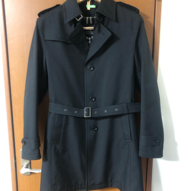 BURBERRY BLACK LABEL - 【値下げ中】バーバリーブラックレーベル トレンチコート ブラックギャバジンの通販 by けんけん