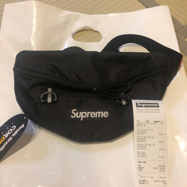 supreme waist bag 2019ss - ウエストポーチ