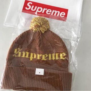 シュプリーム(Supreme)のsupremeニット帽☆正規品☆納品書付き(ニット帽/ビーニー)