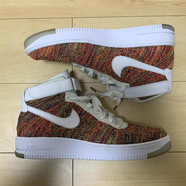 NIKE(ナイキ)のNIKE Airforce1 MID Flyknit マルチ 28.5 10.5 メンズの靴/シューズ(スニーカー)の商品写真