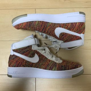 ナイキ(NIKE)のNIKE Airforce1 MID Flyknit マルチ 28.5 10.5(スニーカー)